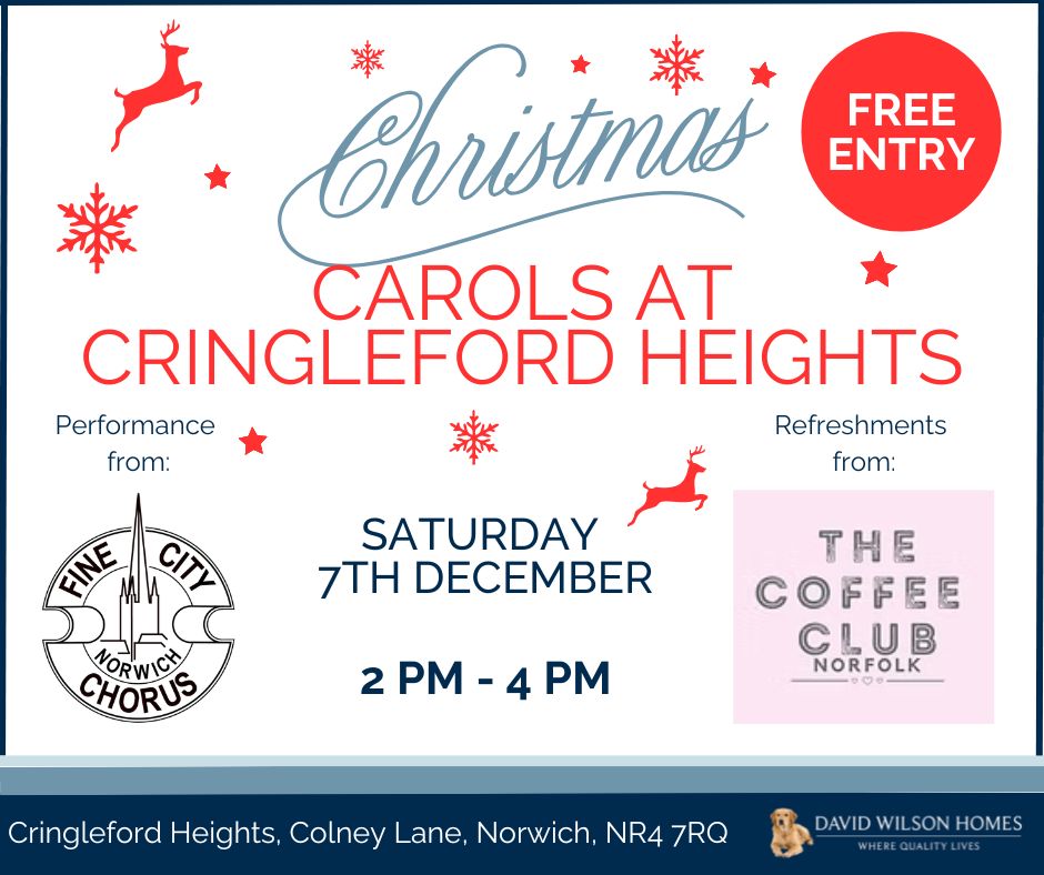 poster for Christmas Carols at Cringleford Heights